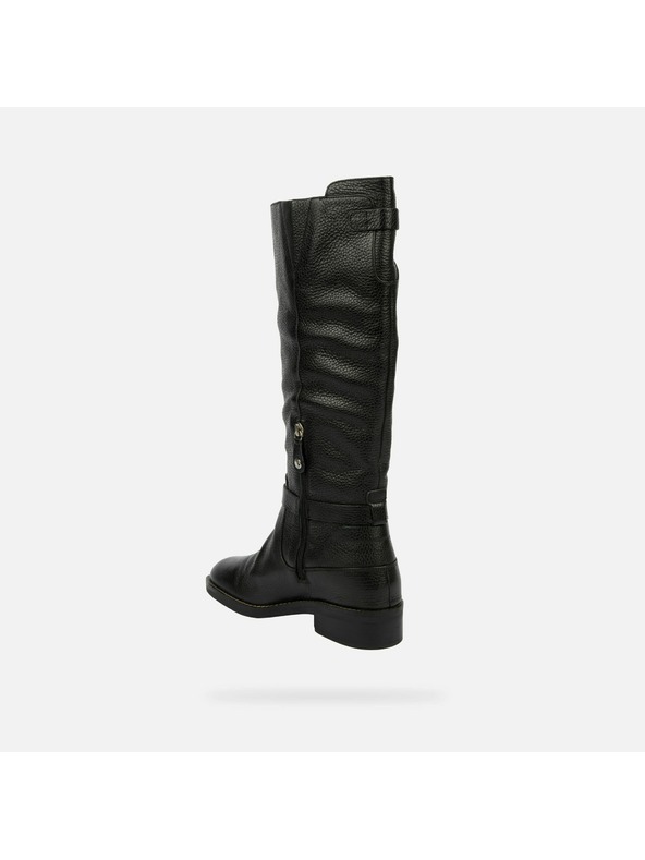 Geox Črni ženski škornji Geox Larysse