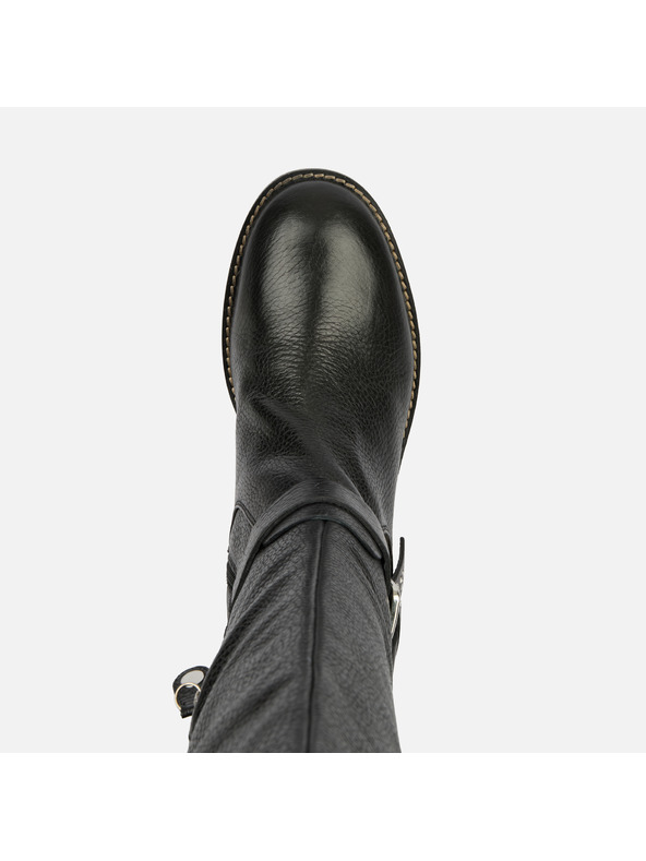 Geox Črni ženski škornji Geox Larysse