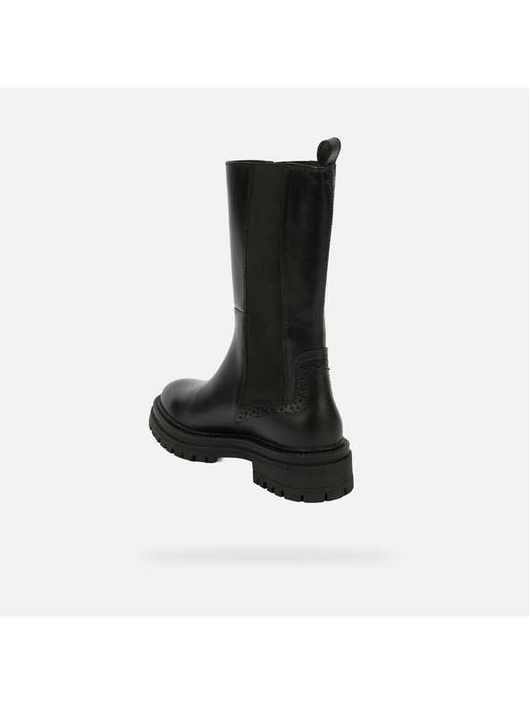 Geox Črni ženski škornji Geox Iridea