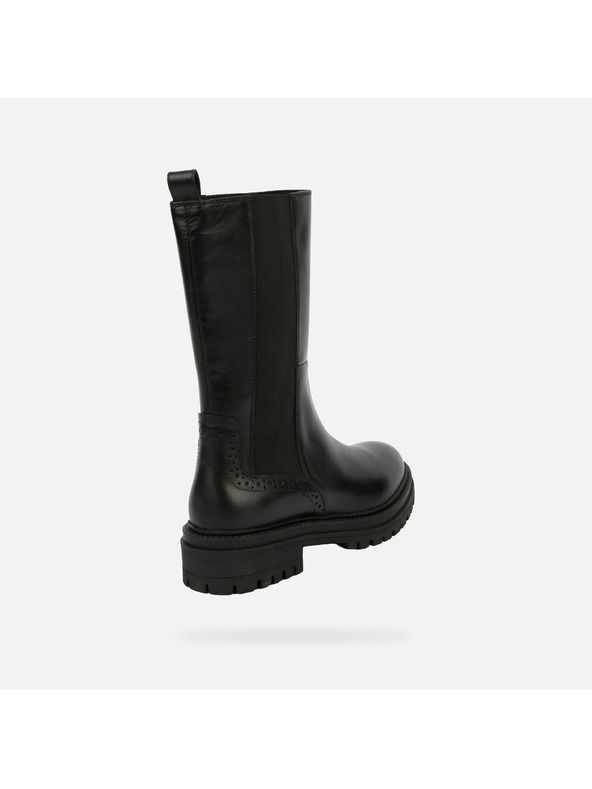 Geox Črni ženski škornji Geox Iridea