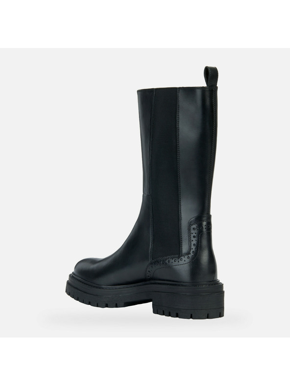 Geox Črni ženski škornji Geox Iridea