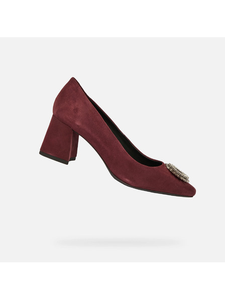 Geox Vinsko rdeče ženske salonarji Geox Giselda