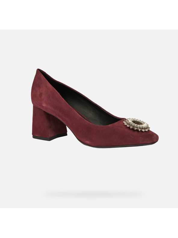 Geox Vinsko rdeče ženske salonarji Geox Giselda