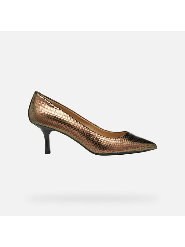 Geox Zlate ženske salonarji Geox Kleopy