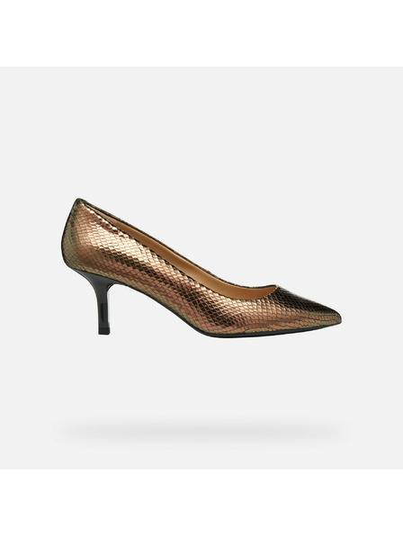 Geox Zlate ženske salonarji Geox Kleopy