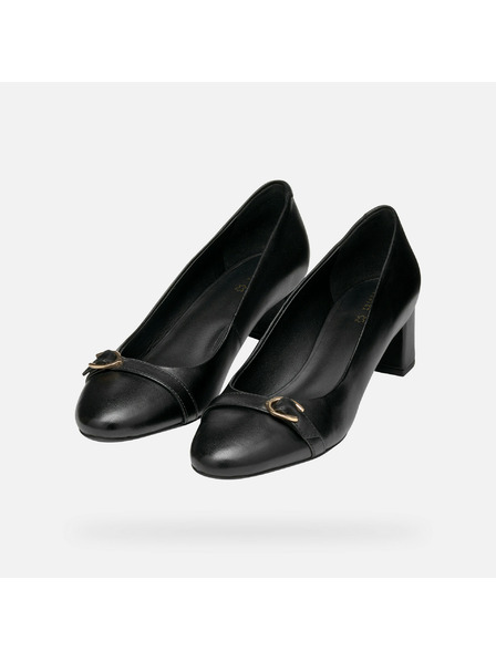 Geox Črne ženske visoke pete Geox Pheby 50