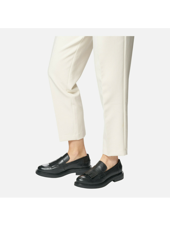 Geox Črni ženske mokasini Geox Serilda