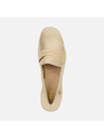 Geox Zlati ženski mokasini Geox Dhyalma