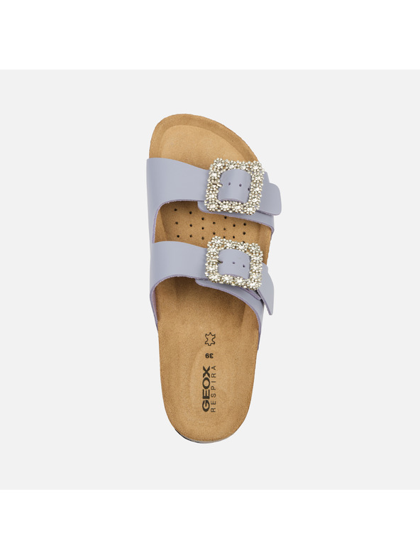 Geox Vijolični ženske natikači Geox Brionia R