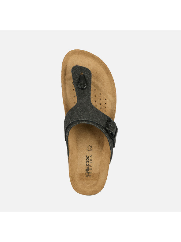 Geox Temno sive ženske natikači Geox Brionia