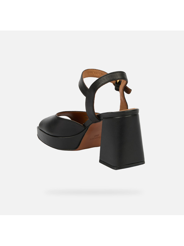 Geox Črne ženske sandale Geox Soledea