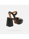 Geox Črne ženske sandale Geox Soledea
