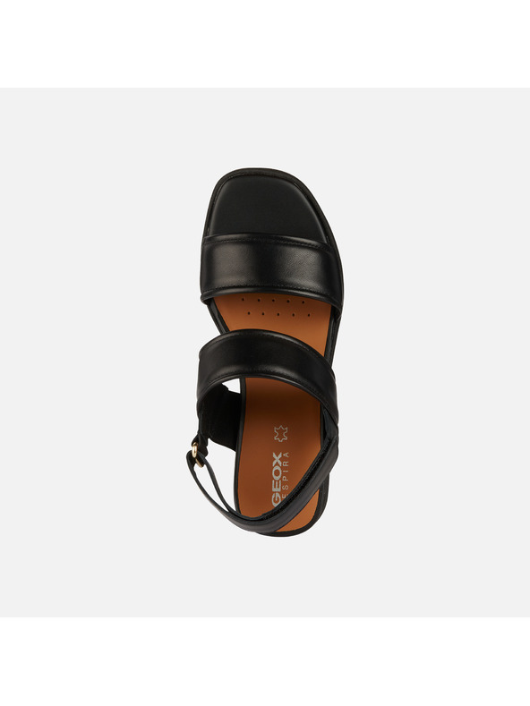 Geox Črna ženska obutev na klinu Geox Spherica EC6