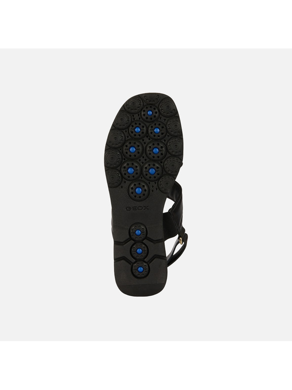 Geox Črna ženska obutev na klinu Geox Spherica EC6