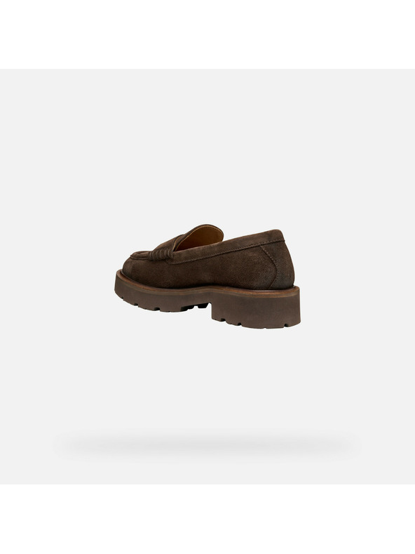 Geox Temno rjavi ženski mokasini Geox Norize