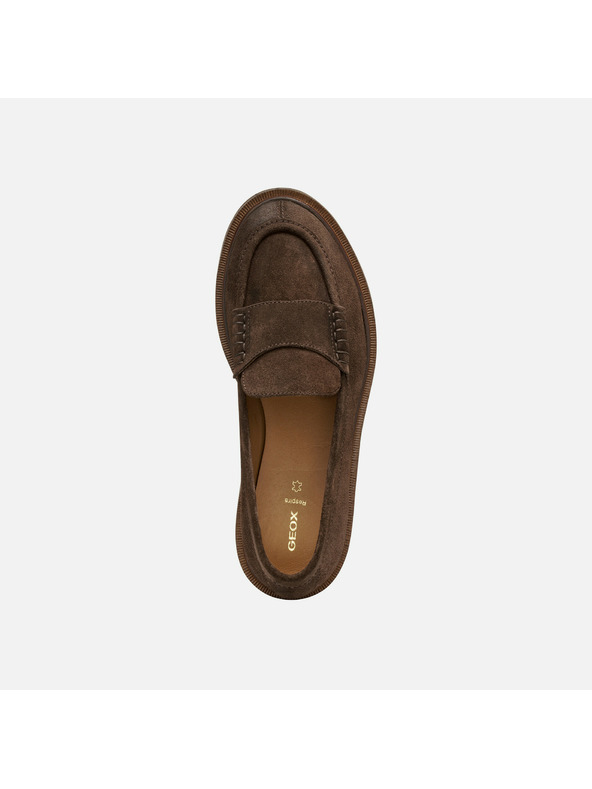Geox Temno rjavi ženski mokasini Geox Norize