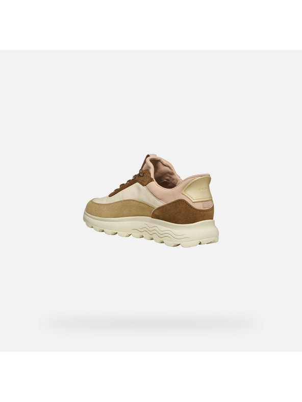 Geox Bež ženski tekaški čevlji Geox Spherica Plus