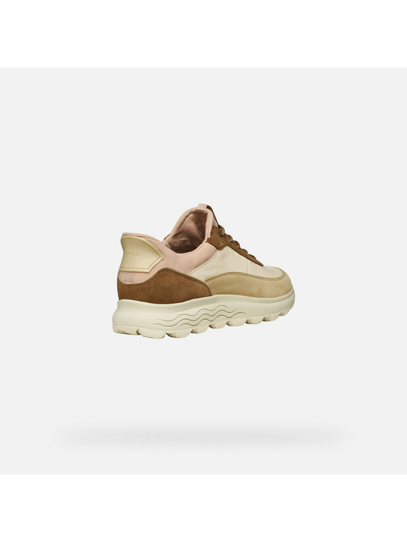 Geox Bež ženski tekaški čevlji Geox Spherica Plus