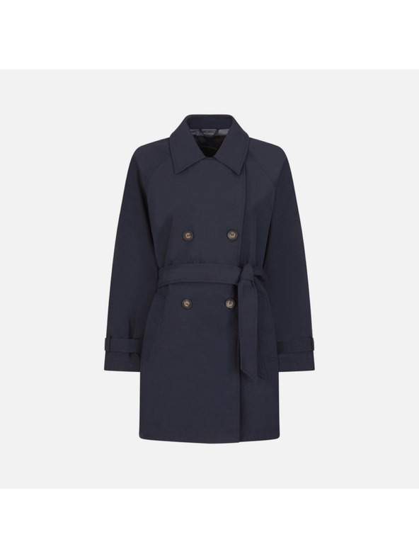 Geox Tmavo modrý dámsky trenčkot Geox Ilde