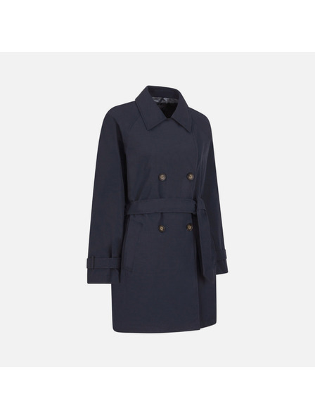 Geox Tmavo modrý dámsky trenčkot Geox Ilde