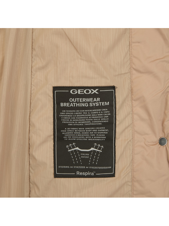 Geox Bež ženska puhovka Geox Catria