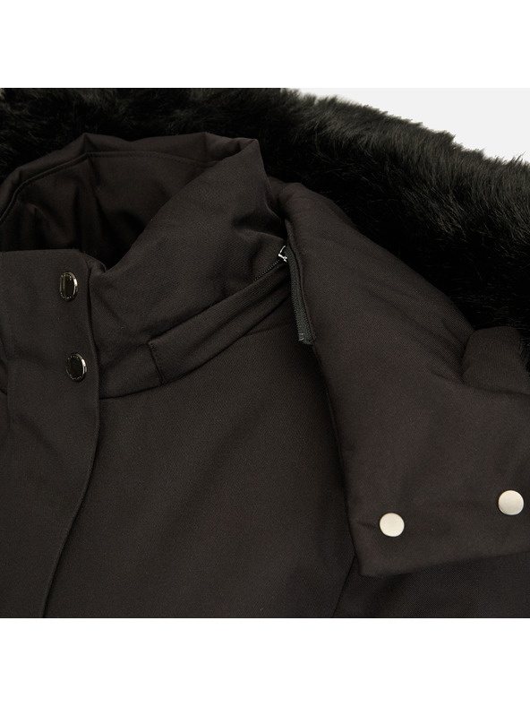 Geox Čierna dámska bunda parka Geox Spherica