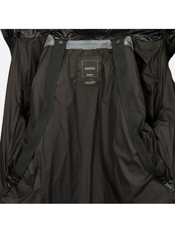 Geox Črna ženska puhovka Geox Serilda