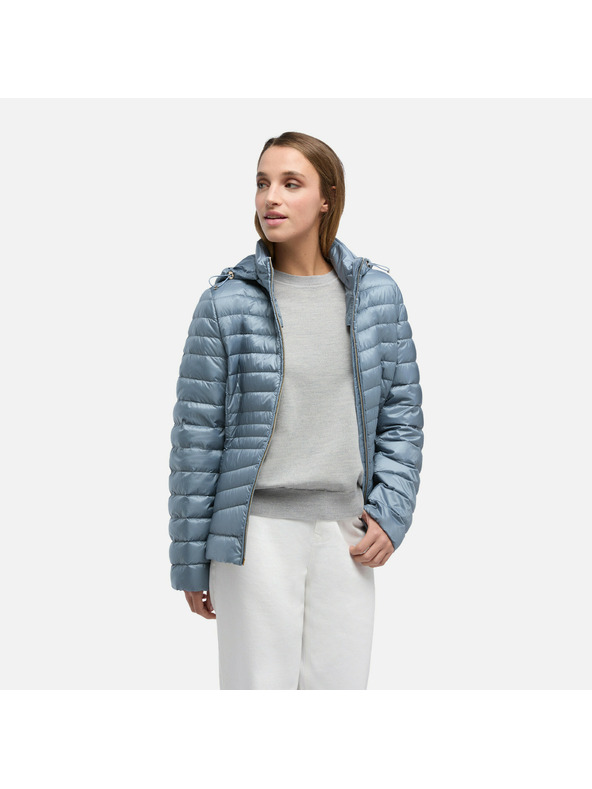 Geox Svetlo modre ženske puhovke Geox Jaysen