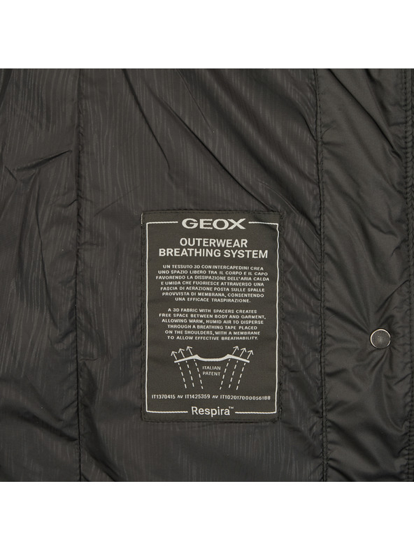 Geox Črna ženska puhovka Geox Catria