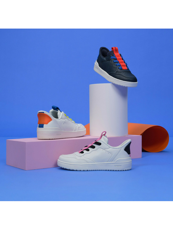 Geox Bele dekliške superge Geox Washiba Fast In