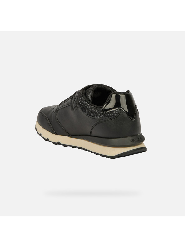 Geox Črne deklinske superge Geox Fastics Girl