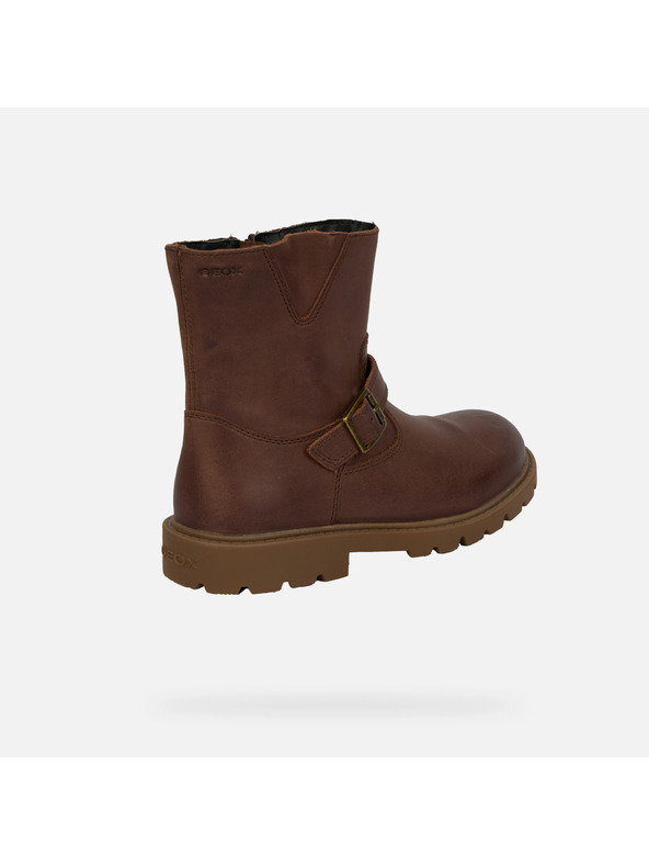 Geox Rjava dekliška gležnjarska obutev Geox Shaylax