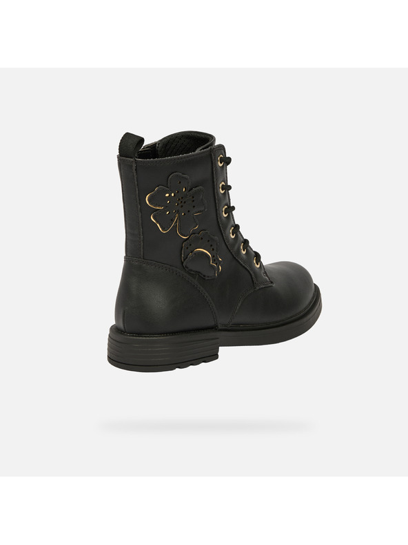 Geox Črna dekliška gležnjarska obutev Geox Eclair Girl