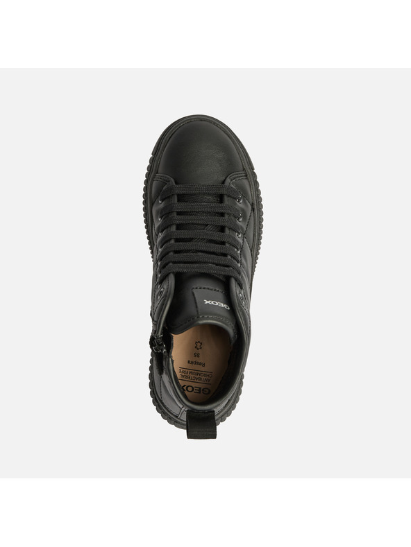 Geox Črna dekliška gležnjarska obutev Geox Laquinny Girl