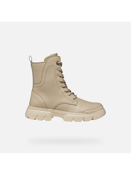 Geox Bež dekliška gležnjarska obutev Geox Junette