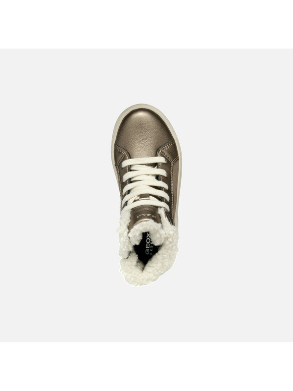 Geox Bež dekliška gležnjararska obutev Geox Theleven Girl B AB