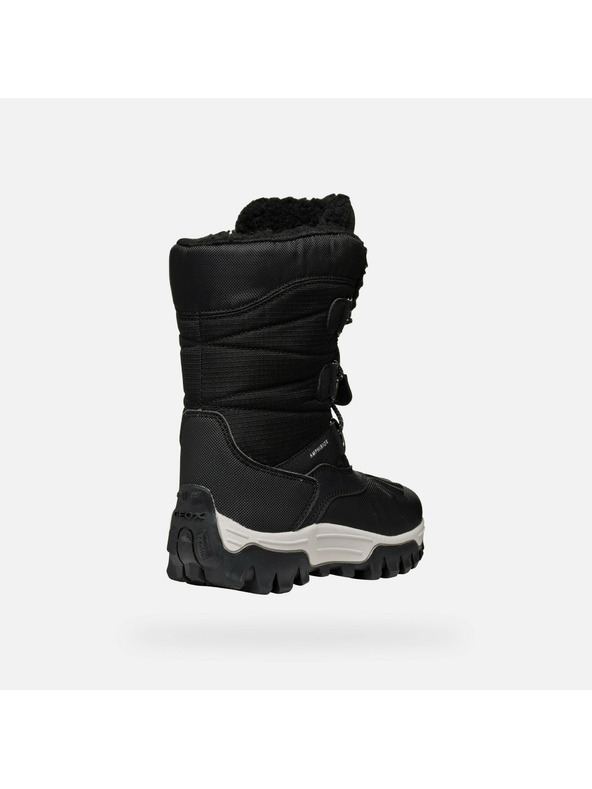 Geox Črni deški zimski čevlji Geox Himalaya ABX