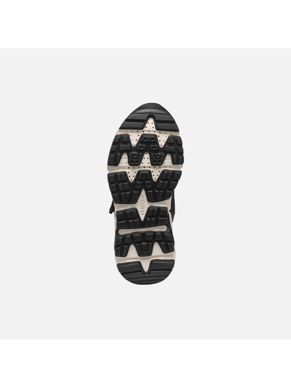 Geox Črni fantovski gležnjarji Geox Flexyper Plus