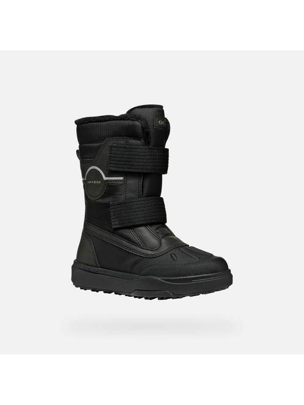 Geox Črna fantovska zimska obutev Geox Bunshee PG A