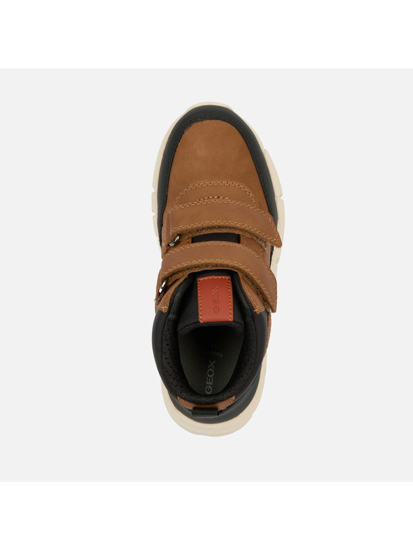 Geox Rjava fantovska gležnjarska obutev Geox Flexyper Boy