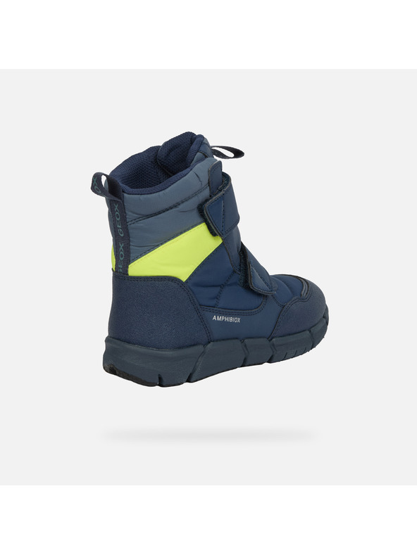 Geox Temno modra fantovska zimska obutev Geox Flexyper Boy B ABX