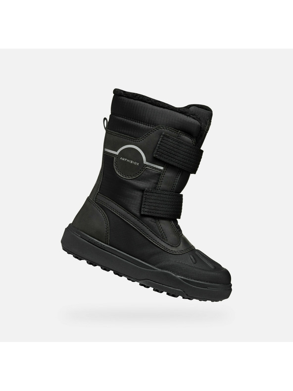 Geox Črna fantovska zimska obutev Geox Bunshee PG A