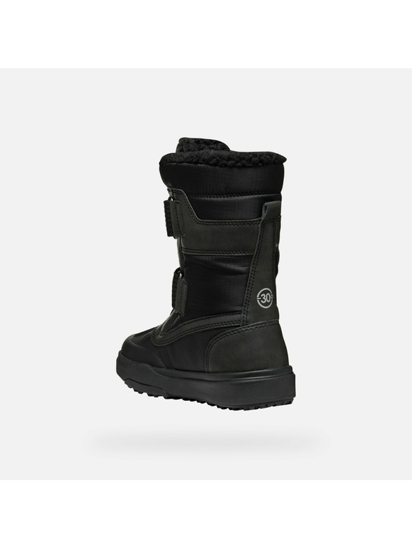 Geox Črna fantovska zimska obutev Geox Bunshee PG A