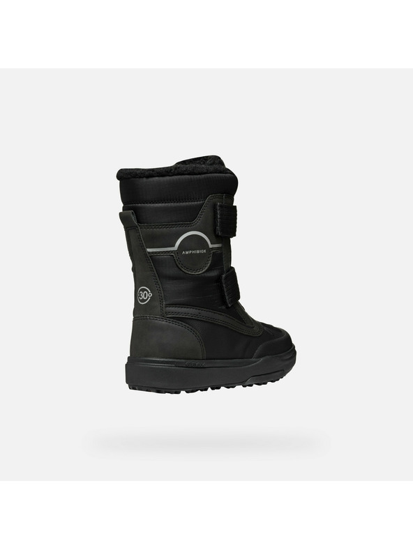 Geox Črna fantovska zimska obutev Geox Bunshee PG A