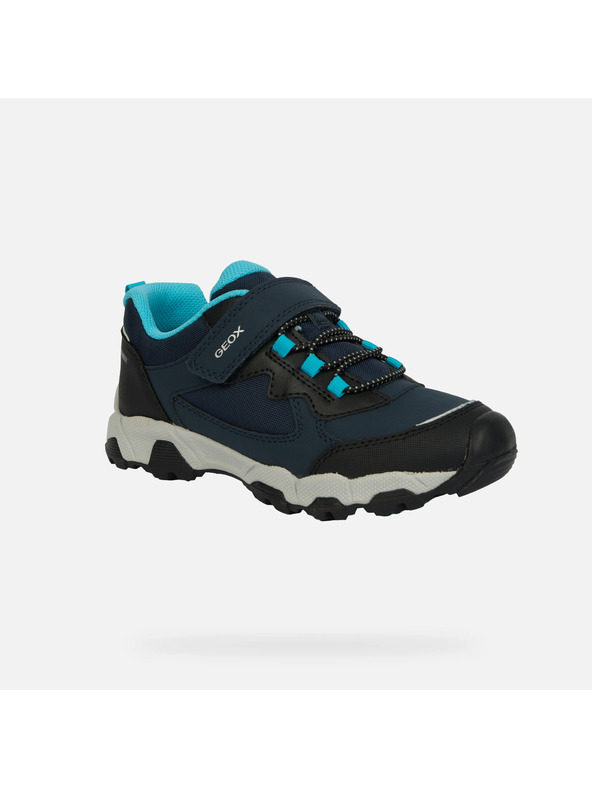 Geox Tmavě modré chlapčenské tenisky Geox Magnetar B Abx