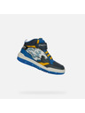 Geox Modre svetleče fantovske superge Geox Buzzerlight Boy