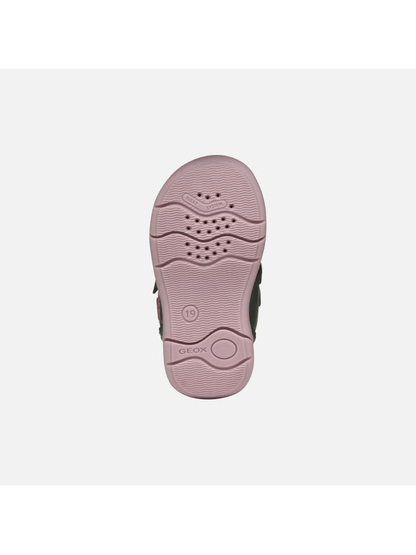 Geox Črne dekliški čevlji za prve korake Geox Zapito