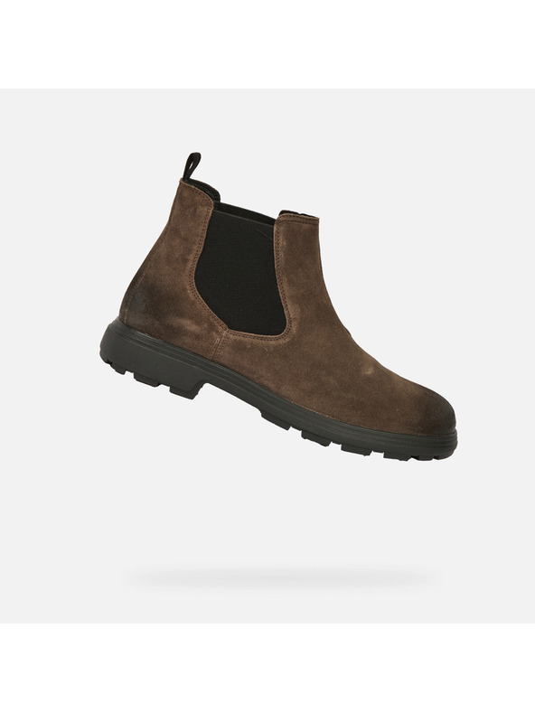 Geox Rjavi moški gležnarji Geox Meiern