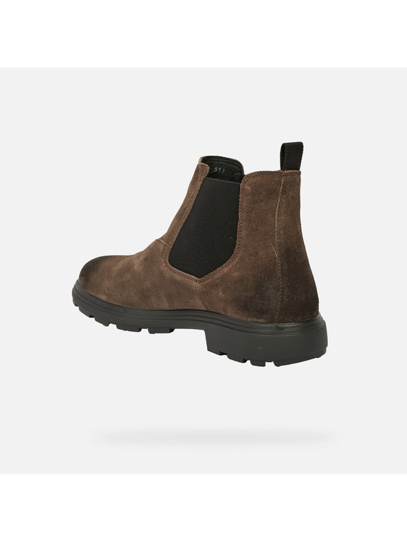 Geox Rjavi moški gležnarji Geox Meiern