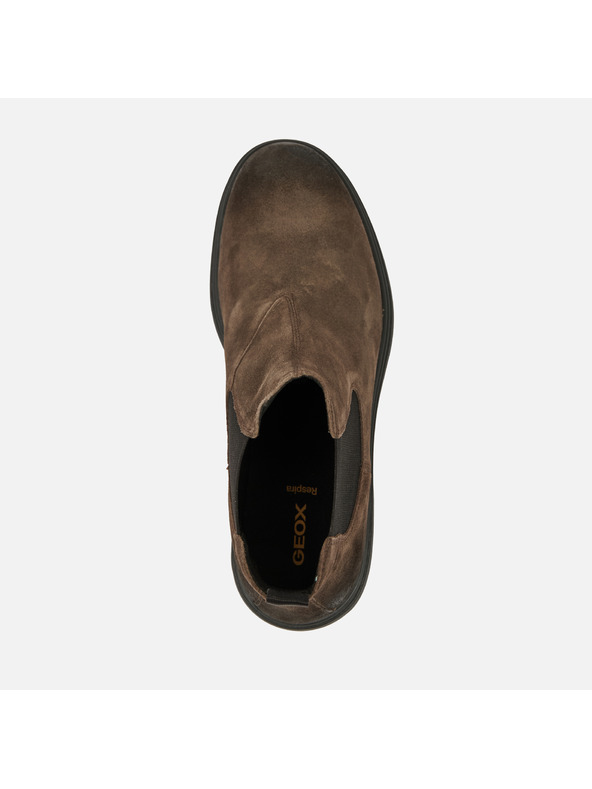 Geox Rjavi moški gležnarji Geox Meiern
